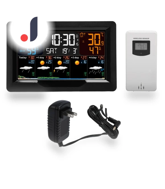 WiFi Wireless Digital Weather Clock — Weather Monitoring Clocks, GoolRC
