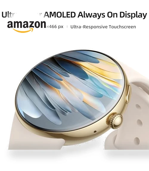 AMOLED Smart Watch with Always-On Display — Smartwatches, Parsonver