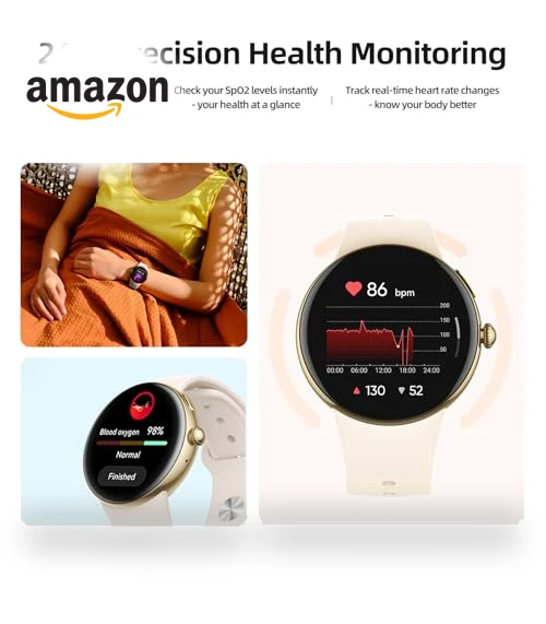 AMOLED Smart Watch with Always-On Display — Smartwatches, Parsonver