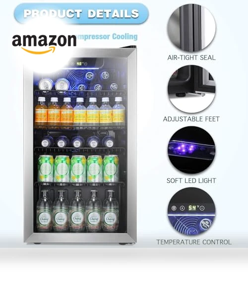 Beverage Refrigerator Cooler — Drink Coolers, Antarctic Star