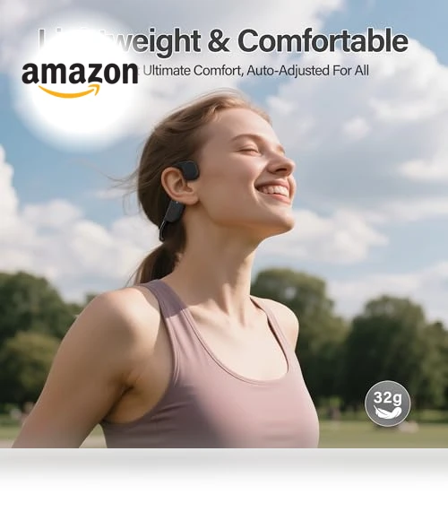 Bone Conduction Headphones — Over-Ear Headphones, Cevinily
