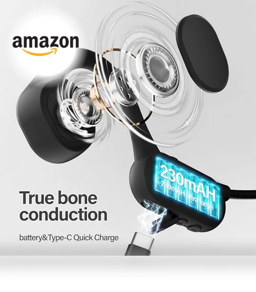 Bone Conduction Headphones — Over-Ear Headphones, Cevinily