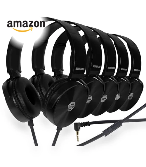 Classroom Headphones with Microphone — In-Ear Headphones, Sonitum