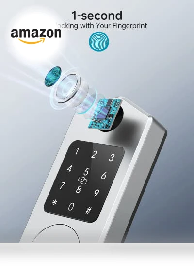 Fingerprint Smart Deadbolt — Padlocks & Hasps, HEANTLE