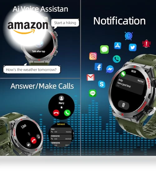 Military Smart Watch — Smartwatches, Bvlrksc