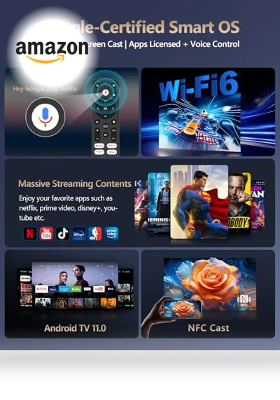 Smart Projector 4K — Home Theater Projectors, ZCGIOBN