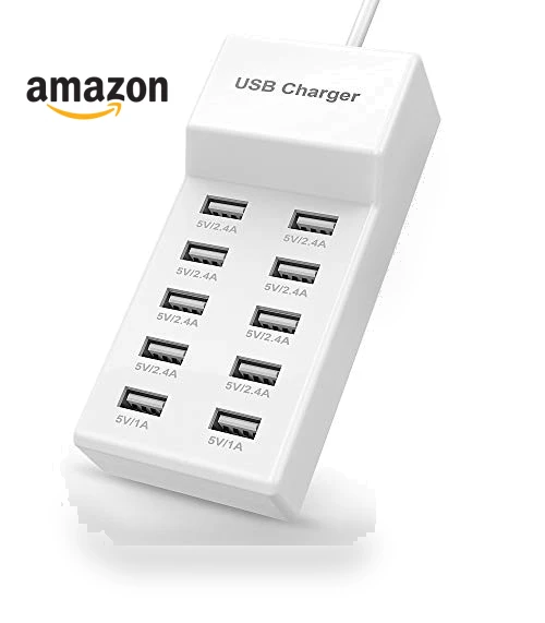 10-Port USB Charger Station — Chargers, Shenzhen Puleisile Electronic Co. Ltd.