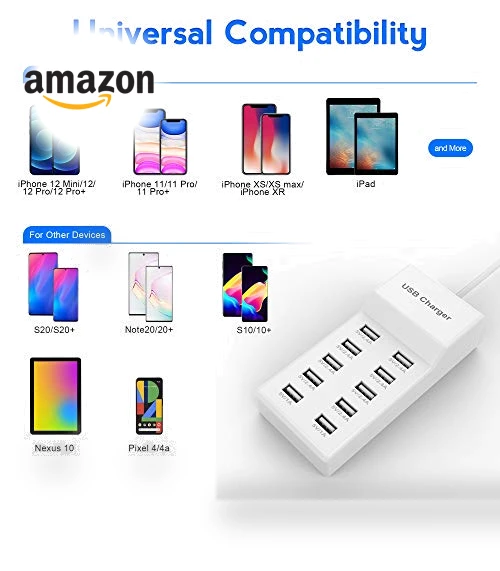 10-Port USB Charger Station — Chargers, Shenzhen Puleisile Electronic Co. Ltd.
