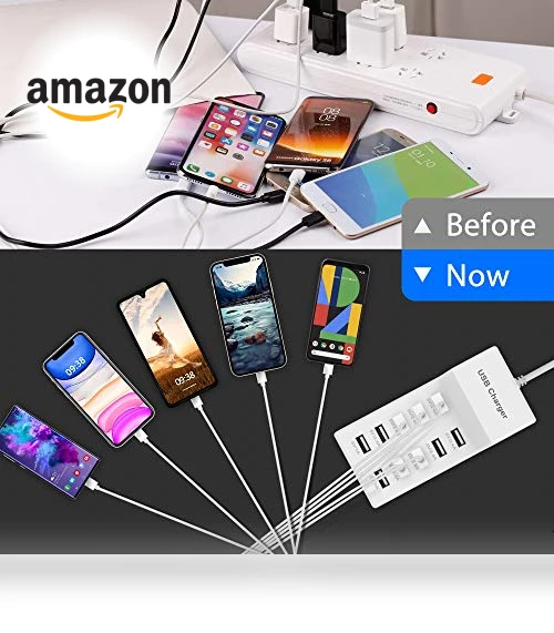 10-Port USB Charger Station — Chargers, Shenzhen Puleisile Electronic Co. Ltd.
