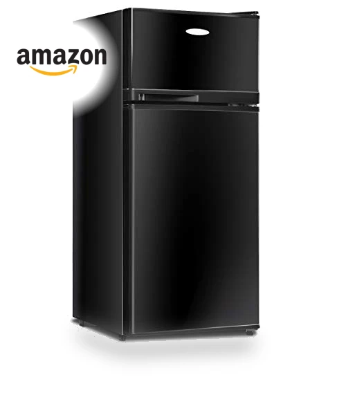 Compact Refrigerator with Top Door Freezer — Mini Fridges, GOFLAME