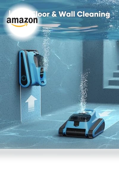 Cordless Pool Vacuum Robot — Automated Pool Maintenance, HISION