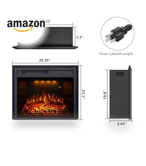 Electric Fireplace Insert — Electric Heating Solutions, Valuxhome