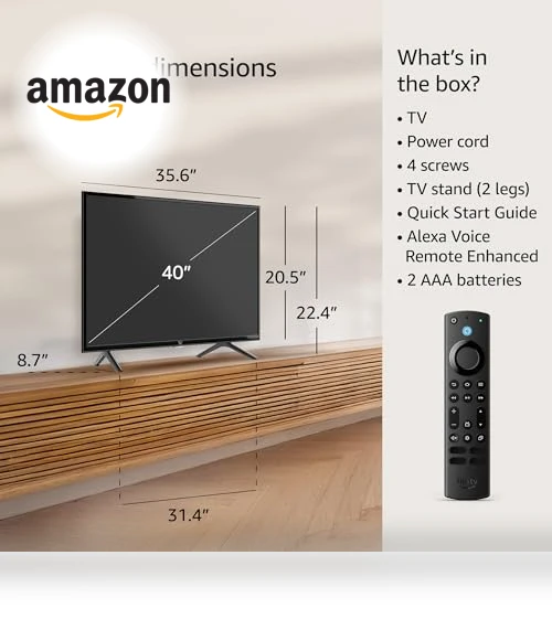 Fire TV 40" 2-Series HD smart TV — Television, Amazon