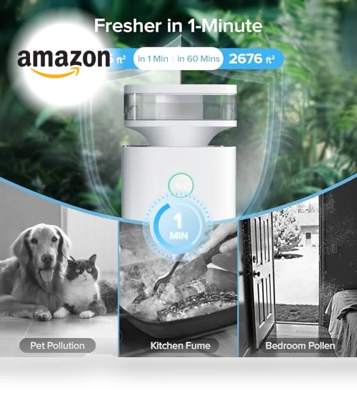 HEPA Air Purifier and Humidifier 2 in 1 — Activated Carbon Air Purifiers, Electactic