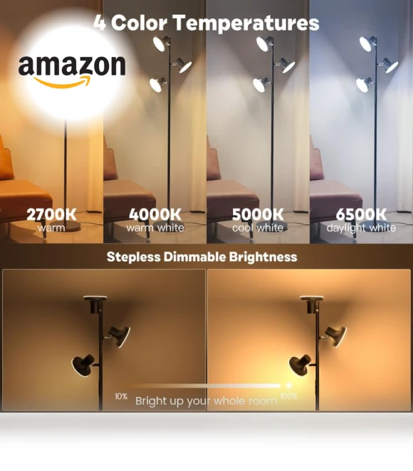 LED Tree Floor Lamp — Standing Lights, SIBRILLE