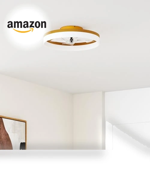 Low Profile Ceiling Fan with Lights and Remote — Ceiling Fan Lighting Solutions, VOLISUN