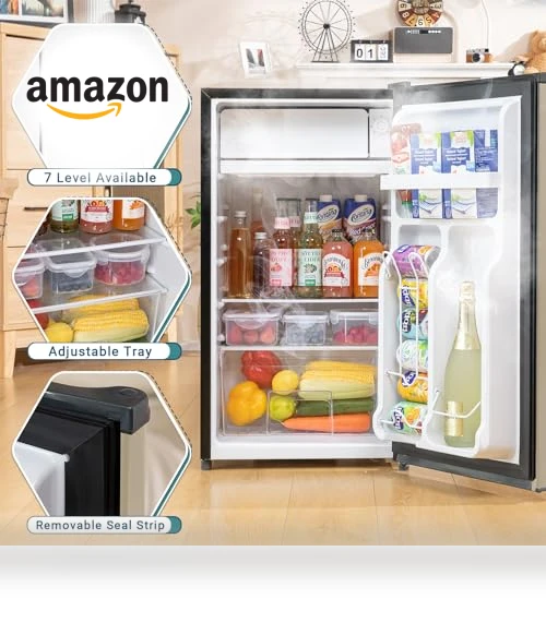Mini Fridge with Freezer — Mini Fridges, Manastin