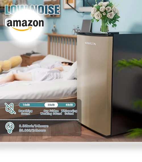 Mini Fridge with Freezer — Mini Fridges, Manastin