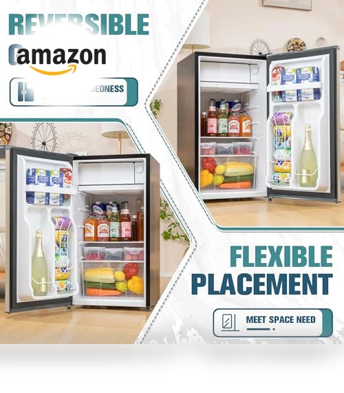 Mini Fridge with Freezer — Mini Fridges, Manastin