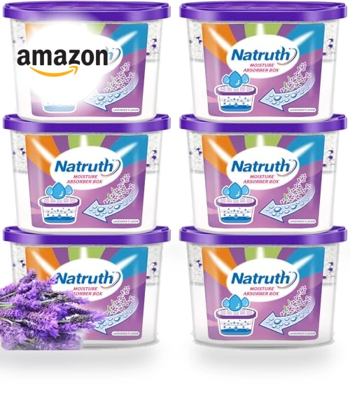 Moisture Absorbers With Lavender Scent — Air Moisture Control, NATRUTH