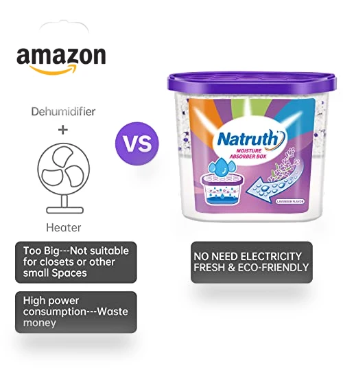 Moisture Absorbers With Lavender Scent — Air Moisture Control, NATRUTH