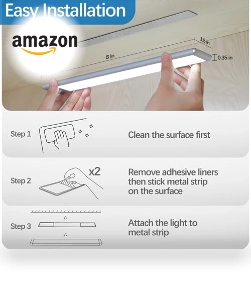Motion Sensor Under Cabinet Lights — Step Lights, YLXS