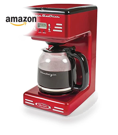 Retro 12-Cup Programmable Coffee Maker — Coffee Makers, Nostalgia