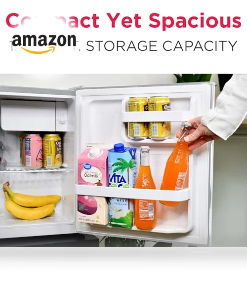 Retro Compact Fridge with Chiller — Mini Fridges, Frigidaire