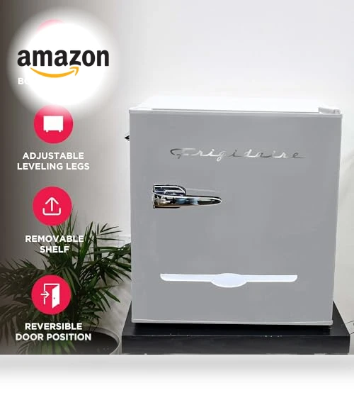 Retro Compact Fridge with Chiller — Mini Fridges, Frigidaire