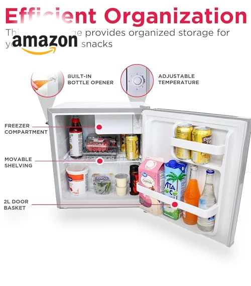Retro Compact Fridge with Chiller — Mini Fridges, Frigidaire
