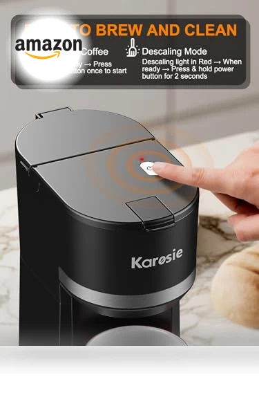 Single Serve Coffee Maker — Brewing Excellence, Karosie