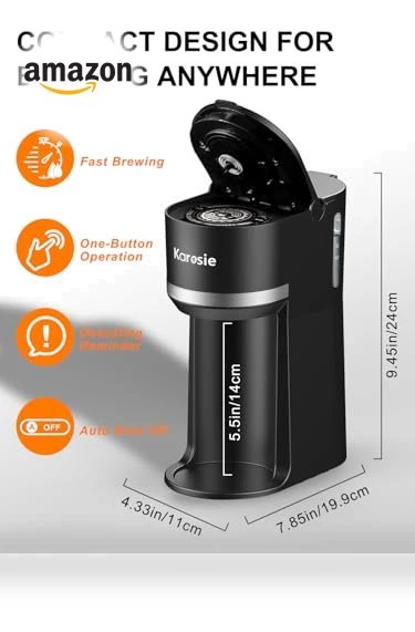 Single Serve Coffee Maker — Brewing Excellence, Karosie