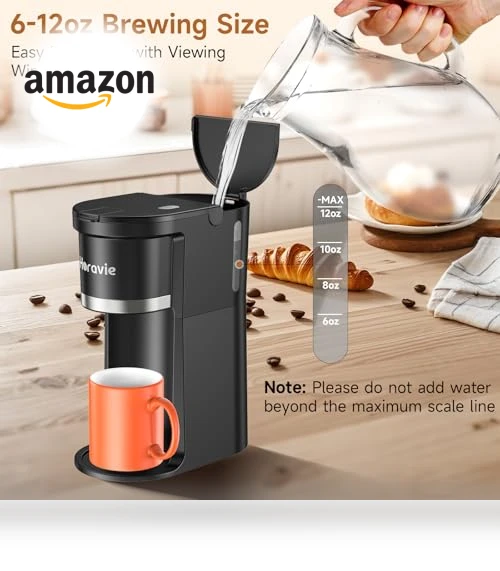 Single Serve Coffee Maker — Brewing Excellence, Horavie