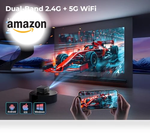 Smart 4K Projector with WiFi and Bluetooth — Home Theater Projectors, ELEPHAS