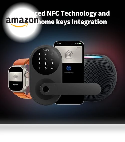 Smart Lock with Fingerprint Keyless Entry — Smart Home Security, Aqara