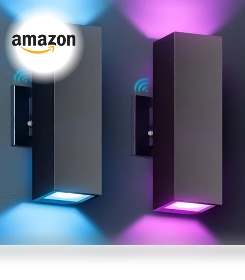 Smart Outdoor Wall Lights — Garden Illumination, KIZON