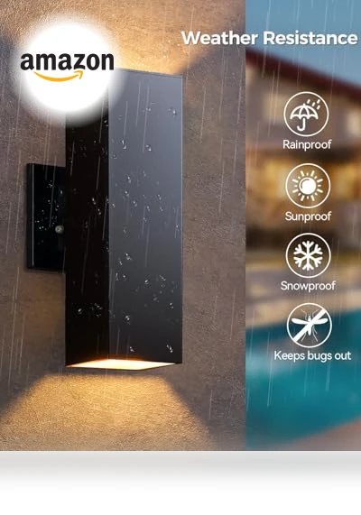 Smart Outdoor Wall Lights — Garden Illumination, KIZON