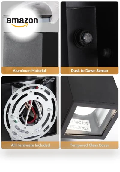 Smart Outdoor Wall Lights — Garden Illumination, KIZON