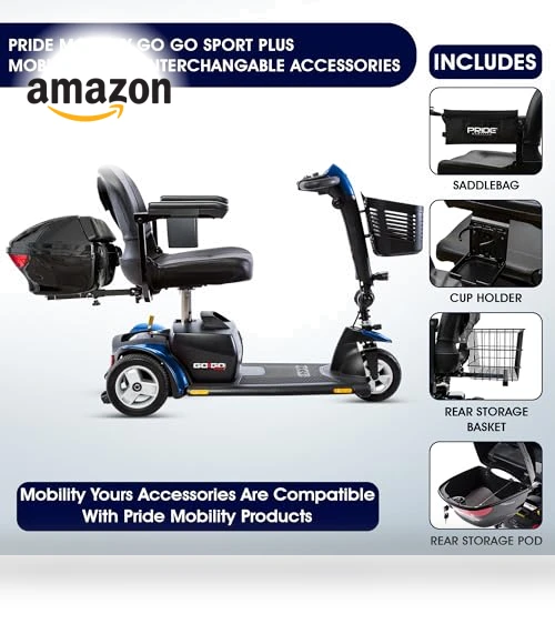 3 Wheel Power Mobility Scooter — Mobility Scooters, Pride Mobility