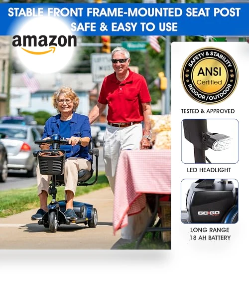 3 Wheel Power Mobility Scooter — Mobility Scooters, Pride Mobility