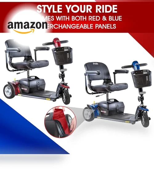 3 Wheel Power Mobility Scooter — Mobility Scooters, Pride Mobility