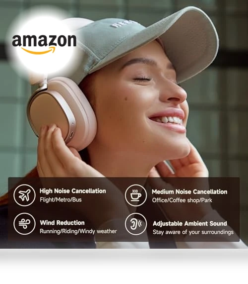 Active Noise Cancelling Headphones — In-Ear Headphones, EDIFIER