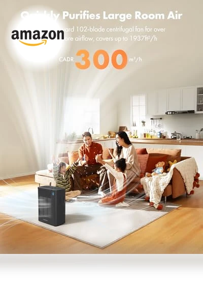 Air Purifier for Home Large Room — Activated Carbon Air Purifiers, Trucozie