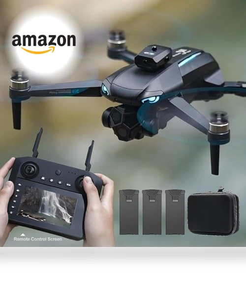 Brushless RC Drone with 4K Dual Camera — Drones, toylefun