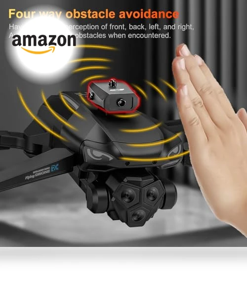 Brushless RC Drone with 4K Dual Camera — Drones, toylefun