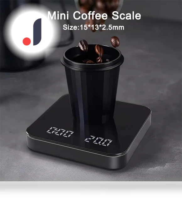 Digital Coffee Scale with Timer — Weight Management Tools, Super shoes Mall