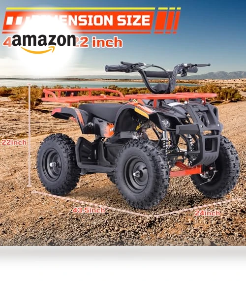 Electric 4-Wheeler for Teens — Electric Vehicles, DOUBLE GLOBAL INC