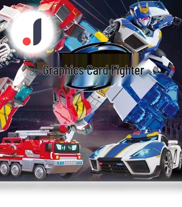 Electric Light Mecha Fighter: Transforming Robot Car Toy — Playsets, Super Go