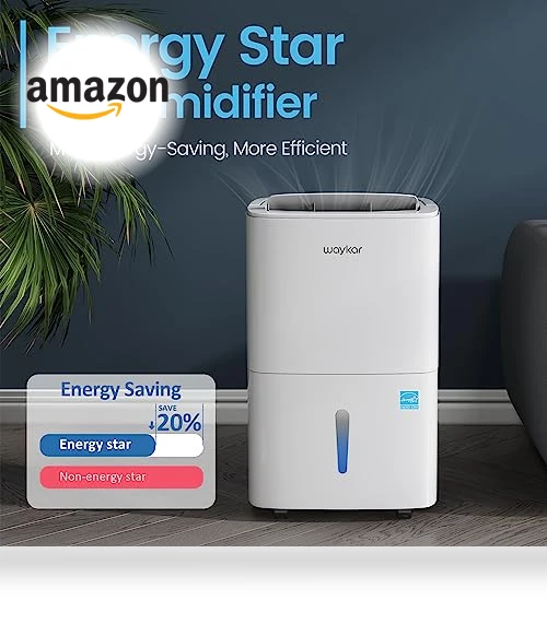 Energy Star Home Dehumidifier — Air Moisture Control, Waykar