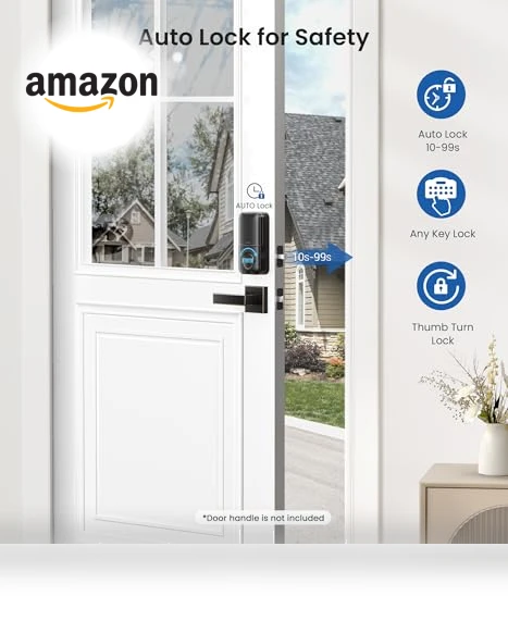 Fingerprint Door Lock — Biometric Security, Veise